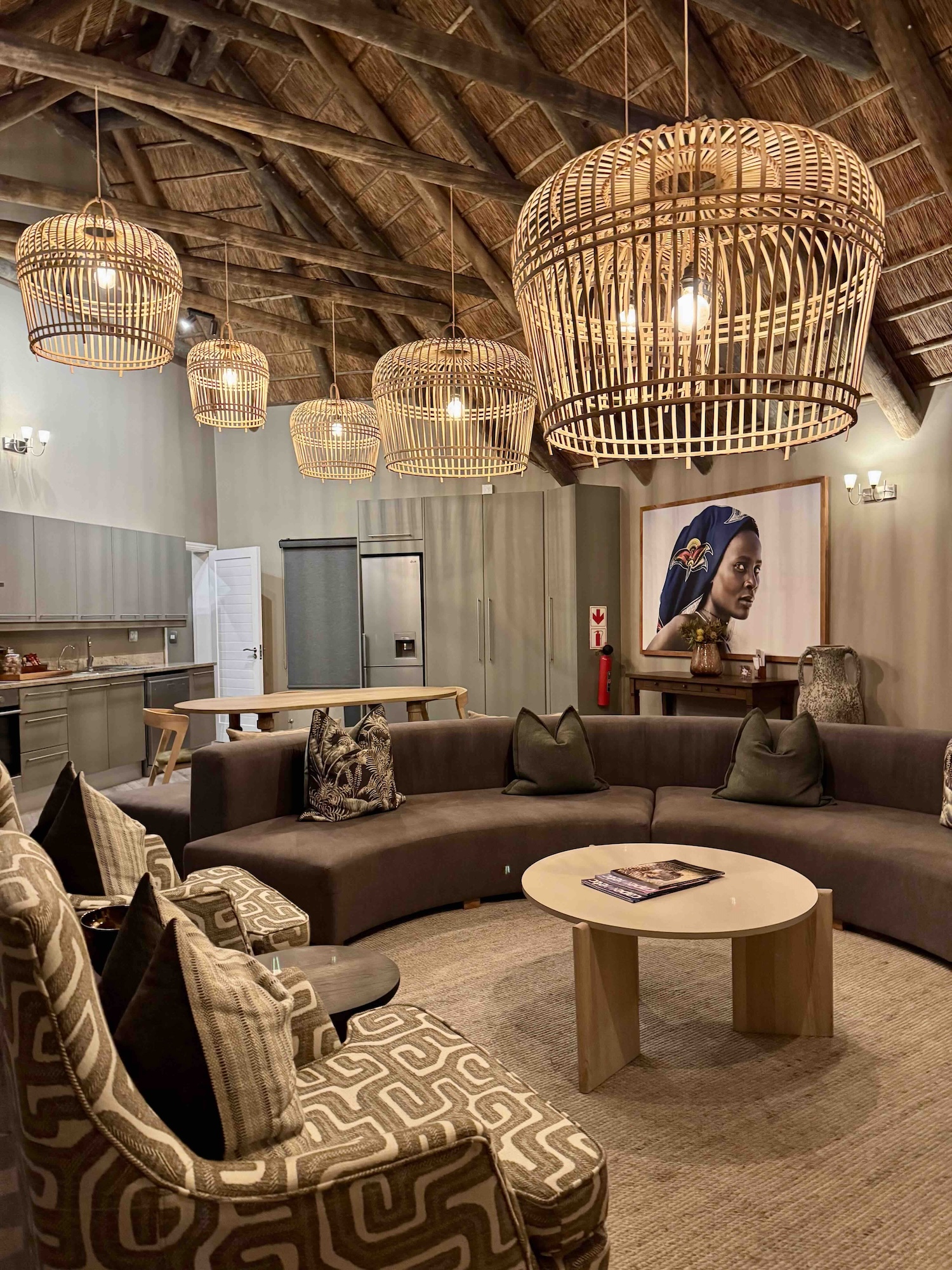 Gondwana Private Game Reserve villa living room