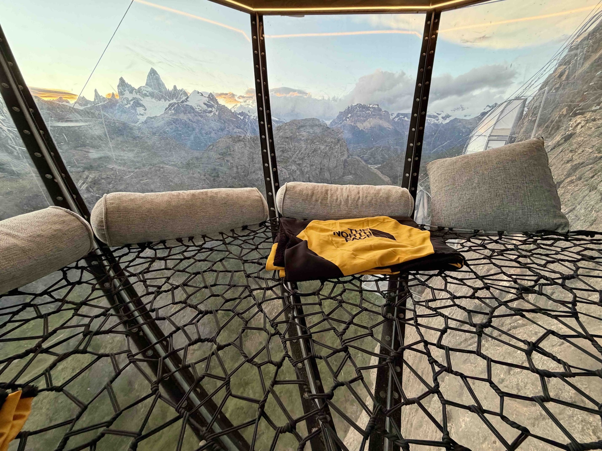 Hammock view from OVO Patagonia pod 4